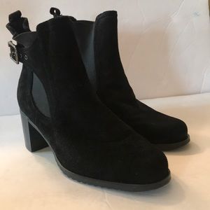Markon Suede Black Booties